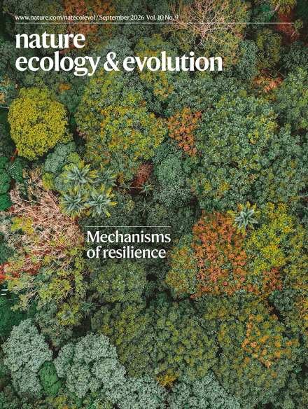 Nature Ecology & Evolution September 2026 cover
